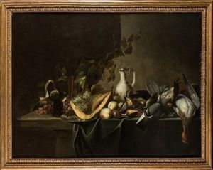 Bodegon De Frutas Y Aves