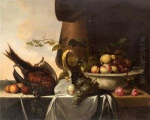 Still Life With Pheasant, Roemer With Lemon And Bowl With Fruits