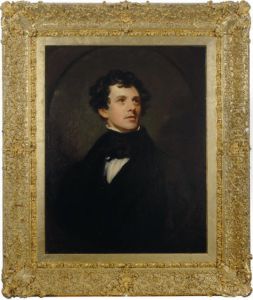 Portrait Of The Poet Charles Swain