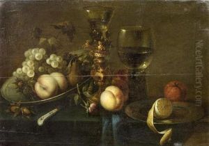 Stilleben Mit Fruchten, Romer Und Kelch