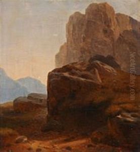 Mountainscape From Algeria by Niels Simonsen