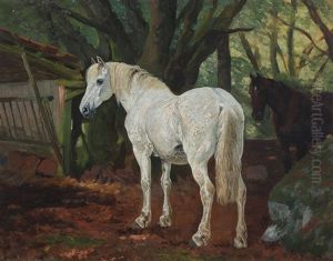 Horses Among Trees by Simon Simonsen