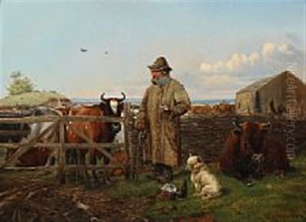 En Rogter Ved Natmarker - Moen - view 1