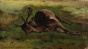 A Shot Deer by Simon Simonsen