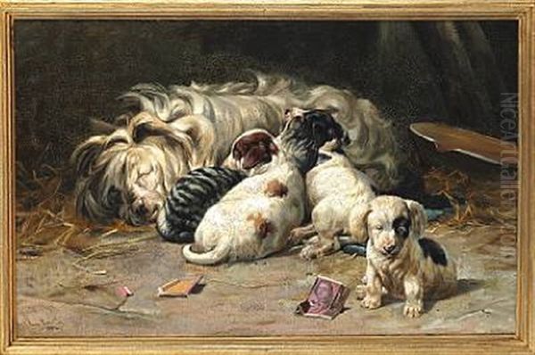 A Dog With Puppies - view 1