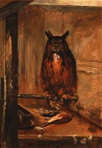 An Owl On A Stick