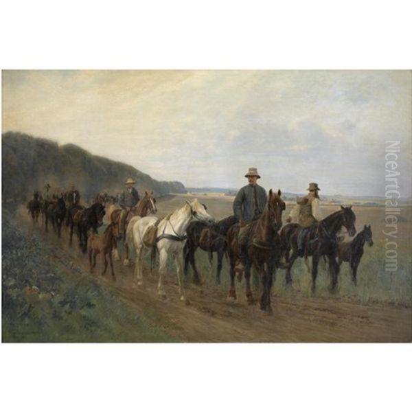 Pa Vej Til Heste Marked (going To The Horse Fair) - view 1