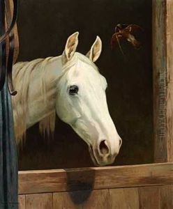 En Hvid Hest Og En Spurv I Stalddoren