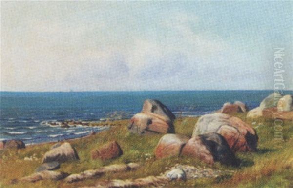Kystparti Med Store Sten, Antagelig Bornholm - view 1