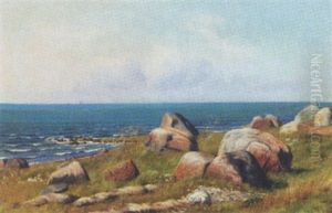 Kystparti Med Store Sten, Antagelig Bornholm
