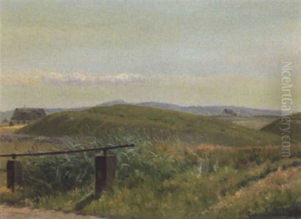 Vestjysk Klitlandskab Med Huse - view 1