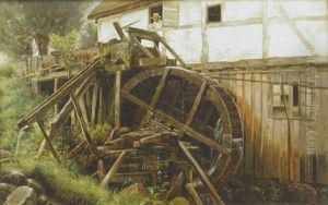 Overst Molle Af Vintre Vandmolle by Simon Simonsen