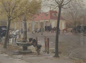 Fra Frederiksberg Runddel by Simon Simonsen