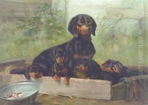 Dachshunds by Simon Simonsen