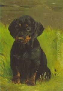 A Dachshund Puppy by Simon Simonsen