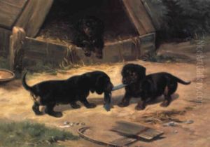 Gravhundehvalpe by Simon Simonsen