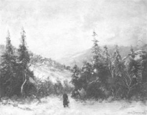 Winter Landscape With Figure Winter Landscape With Figure