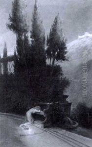 Die Trauernde Psyche by Ernst Oskar Simonson-Castelli
