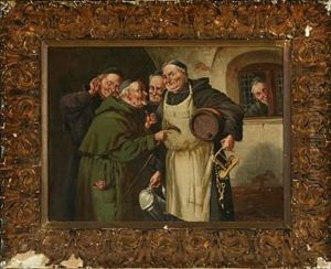 Monks In Conversation by Oluf Simony Jensen