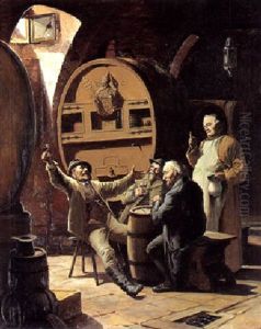 I Vinkaelderen by Oluf Simony Jensen