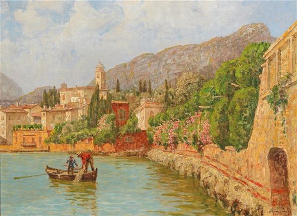 Scene Of Lake Garda - view 1