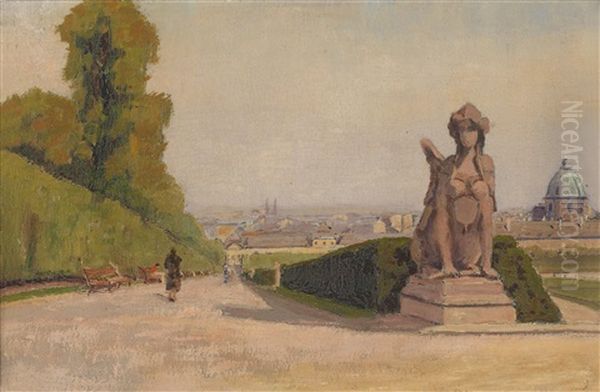 Blick Vom Oberen Belvedere - view 1