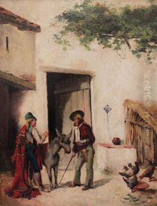 Peasants Bargaining by Stefan Simony