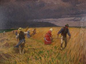 Wheat Threshers by Stefan Simony