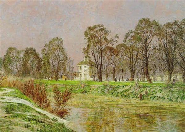 Das Lusthaus (heustadlwasser) Im Prater - view 1
