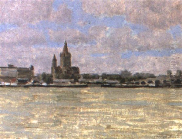 Donau In Wien, Alte Reichsbrucke - view 1