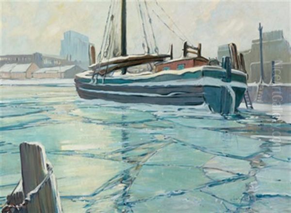 Thin Ice, Montreal Harbour - view 1