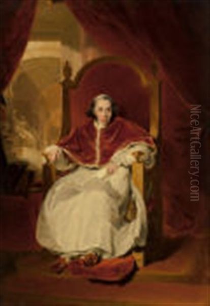 Portrait Of Pope Pius Vii (after Sit Thomas Lawrence) - view 1