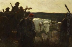 Szene Aus Dem Krimkrieg Mit Turkischen Soldaten