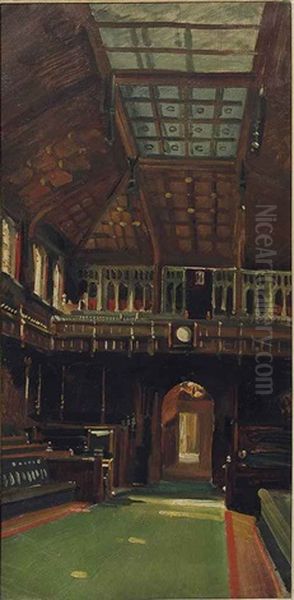 Interior Of The House Of Commons - view 1