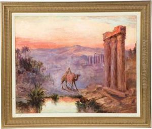 Orientalist Landscape by Josephine Wyman Bradstreet