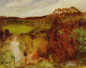 The Muse Of Spring by Charles Sims