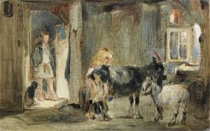 The Goat Herd's Cottage by William Simson