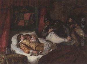 The Death Of Edward V And His Brother Richard, Duke Of York, In The Tower, 1483 by William Simson