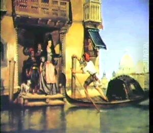 Le Grand Canal A Venise by William Simson