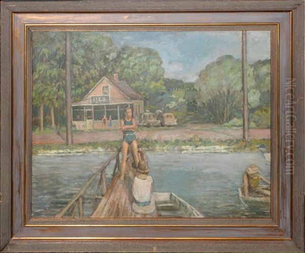 Lake Beulah Pier - view 1