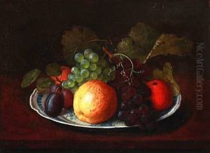 Still Life With Fruits On A Plate