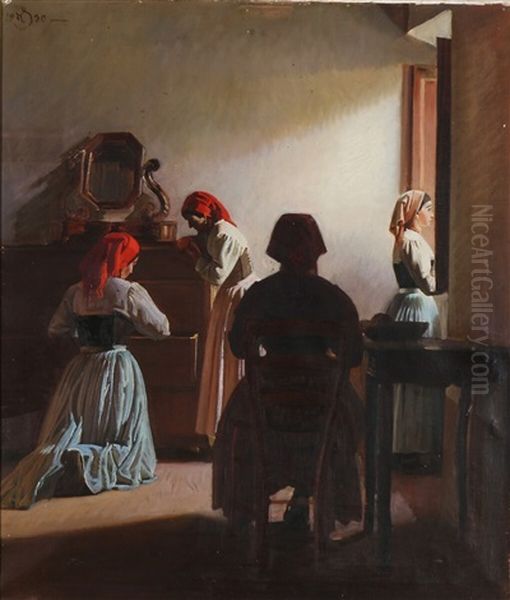 Interior With Italian Women - view 1
