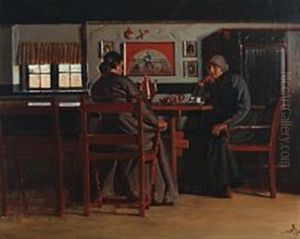 Interor With Two Women Gossiping