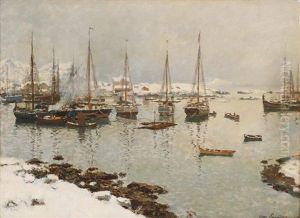 Fra Svolvaer by Otto Ludvig Sinding