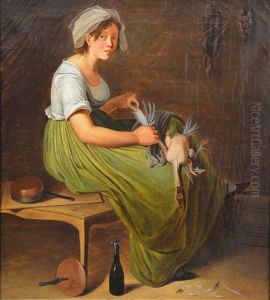 La Preparation De La Poule Au Pot by Andre Sinet