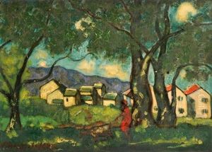 Bergere Aux Abords Du Village