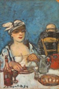 Femme Dejeunant by Nicolas Sinezouboff