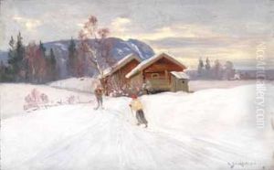 En Ekte Norsk Vinterdag by Andreas Singdahlsen
