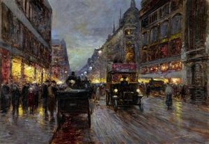 Nachtliches Paris by William Henry Singer Jr.