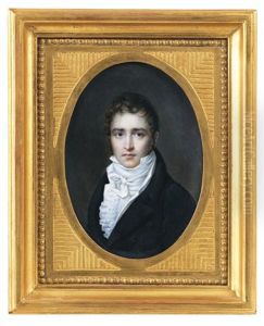 Portrait D'homme by Jean Baptiste Singry